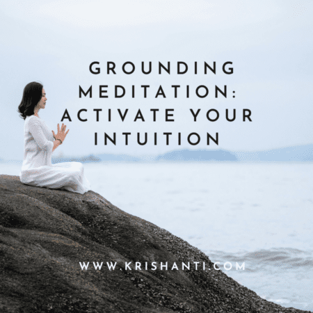 Meditating near the ocean is grounding and activates your intuition