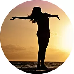 happy woman
