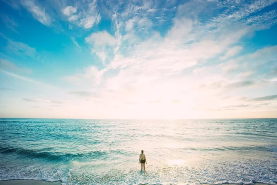 woman on beach-2